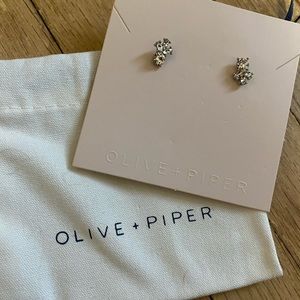 Olive + Piper wedding stud earrings